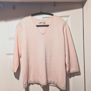 Gloria Vanderbilt V-Neck Sweater